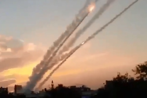 إطلاق صاروخ من غزة على جنوب اسرائيل