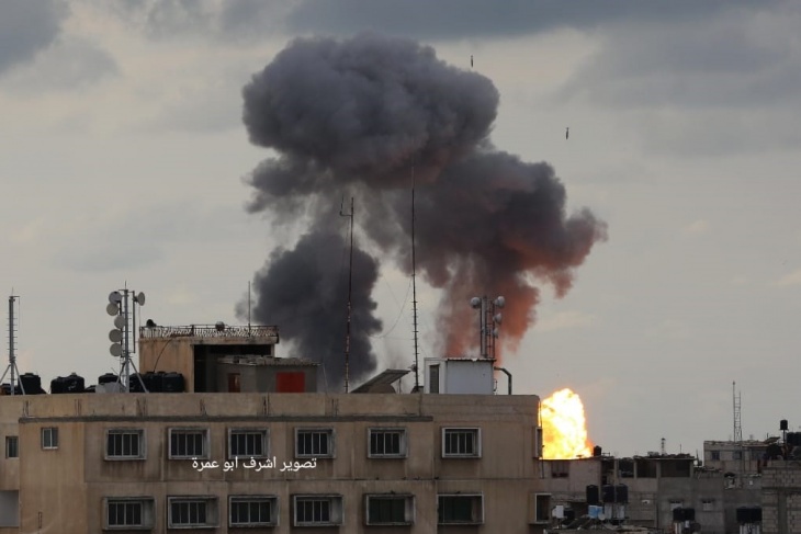 طائرات الاحتلال تجدد قصفها لقطاع غزة